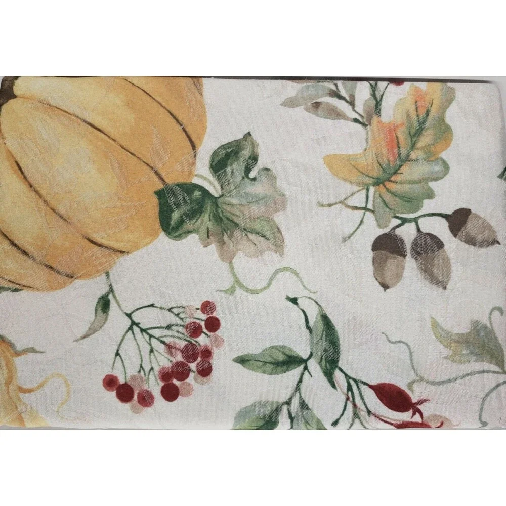 1 Printed Fabric Jacquard Tablecloth,60